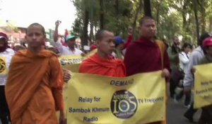 Cambodge: la police disperse une nouvelle manifestation