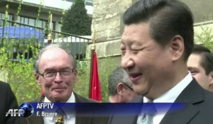 Xi Jinping visite l'Institut franco-chinois de Lyon