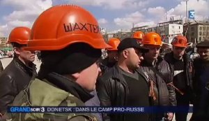 A Donetsk, dans le camp des pro-Russes