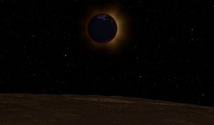 L'éclipse lunaire vue... de la Lune