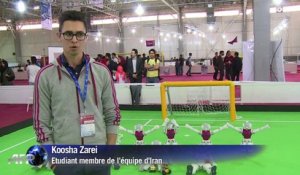 Une compétition de football robotique à Téhéran