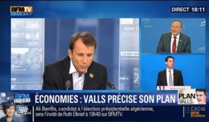 BFM Story: Manuel Valls précise son plan de 50 milliards d'économies - 16/04