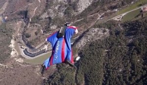 A Wing-suit Base Jump Story