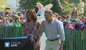 Michelle et Barack Obama fêtent Pâques à la Maison Blanche