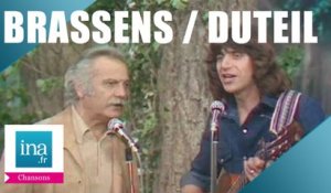 Georges Brassens et Yves Duteil "Les trois mandarins" (live officiel) | archive vidéo INA