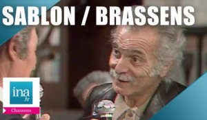 Jean Sablon et Georges Brassens "Vous qui passez sans me voir" (live officiel) | Archive INA