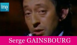 Serge GAINSBOURG "Je suis venu te dire que je m'en vais" (live offciel) - Archive INA