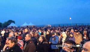 Dawn service à Villers Bretonneux - Anzac Day 2014