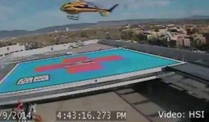 Gros crash en Helicopter à Albuquerque