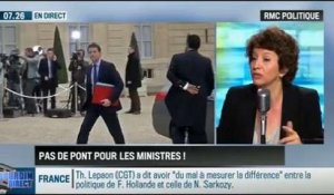 RMC Politique : Pas de pont pour les ministres – 02/05