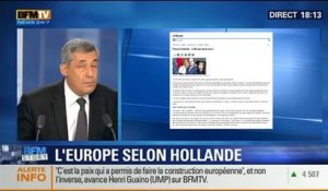 BFM Story: "L'Europe que je veux, la tribune de François Hollande est pathétique", Henri Guaino - 08/05