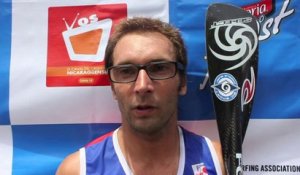 INTERVIEW ERIC TERRIEN - QUATRIÈME PLACE TECHNICAL RACE - EQUIPE DE FRANCE ISA WORLD SUP CHAMPIONSHIPS 110MAI 2014