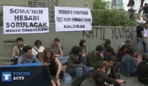 Drame minier : manifestation devant le siège de la société à Istanbul