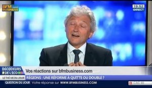 Régions: est-ce une réforme à quitte ou double ?, dans Les Décodeurs de l'éco - 14/05 3/5