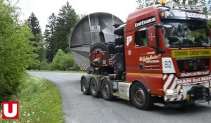 Un convoi exceptionnel traverse la région