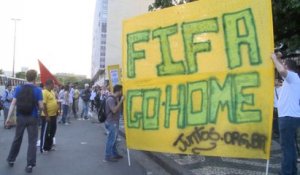 CdM 2014 - Affrontements policiers-manifestants au Brésil