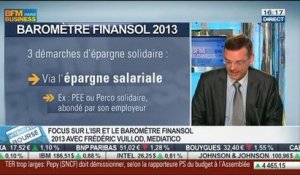 Focus sur l’ISR et sur le Baromètre Finansol 2013: Frédéric Vuillod, dans Intégrale Bourse – 21/05