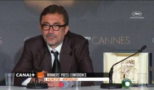 Conférence de presse - Palme d'Or - Winter Sleep