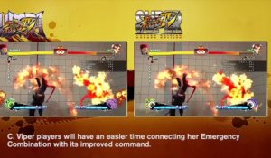 Ultra Street Fighter 4 - Les changements apportés à Crimson Viper