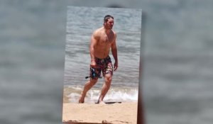 Anna Faris en bikini, et Chris Pratt et ses muscles à la plage