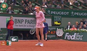 M. Sharapova v. T. Pironkova 2014 French Open Womens R2 Hig