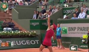 P. Kvitova v. M. Erakovic 2014 French Open Women_s R2 Highli