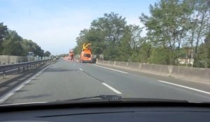 Clermontois: un camion perd son chargement sur la RN31
