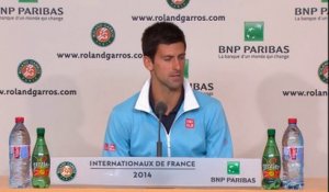 Roland-Garros - Djokovic : "Une question de mental"