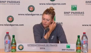 Roland-Garros - Sharapova : "Muguruza est en pleine confiance"