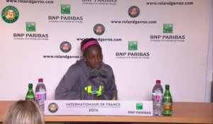 Press conference Sloane Stephens 2014 French Open R4