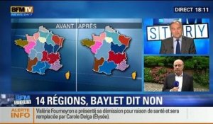 BFM Story: Réforme territoriale: 14 régions, Baylet dit "non" – 03/06