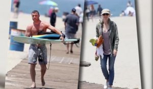 Liev Schreiber et Naomi Watts emmènent leurs enfants surfer