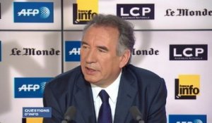 François Bayrou : il faut "remettre l'argent à sa place"