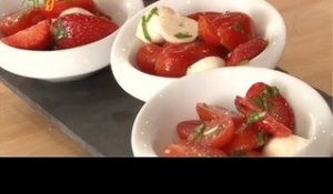Recette de Salade de tomates, mozzarella - 750 Grammes