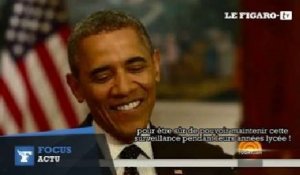 Obama se confie sur son rôle de père à la fille de George W. Bush