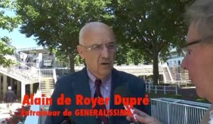 Interview de Alain de Royer Dupré, entraineur de GENERALISSIME