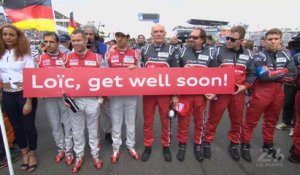 24 Heures du Mans 2014: ambiance sur la grille avec les personnalites