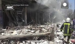 Syrie : Alep à nouveau pilonnée aux barils d'explosifs