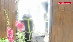 Saint-Pierre-Quiberon. Incendie dans une maison