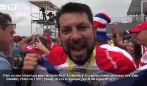 Football / Ambiance chez les supporters costaricains - 20/06