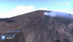 Images impressionnantes de l'éruption du Piton de la Fournaise