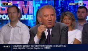 François Bayrou, invité de BFM Politique sur BFMTV - 220614
