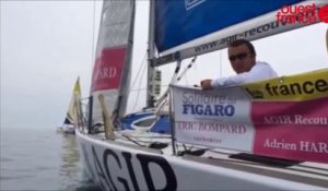 Solitaire du Figaro : les skippers à Belle-Ile