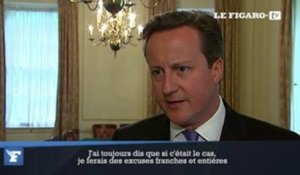 Écoutes illégales : David Cameron s'excuse d'avoir embauché Andy Coulson