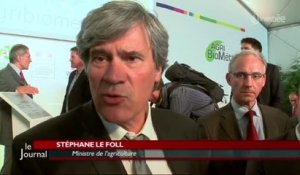 Stéphane Le Foll inaugure l'unité Agribiométhane
