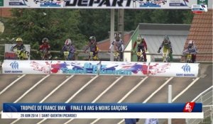 Finale 8 ans et moins garçon Trophée de France BMX 2014 Saint-Quentin