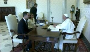Le pape reçoit le roi d'Espagne Felipe VI et la reine Letizia