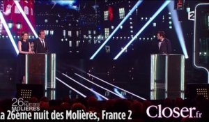 Jean Dujardin s'incruste à la cérémonie de la 26 ème nuit des Molières