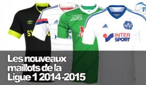 Les nouveaux maillots de la Ligue 1
