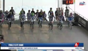 Finale ELITE DAME Championnat de France BMX 2014 Saint-Quentin-En-Yvelines